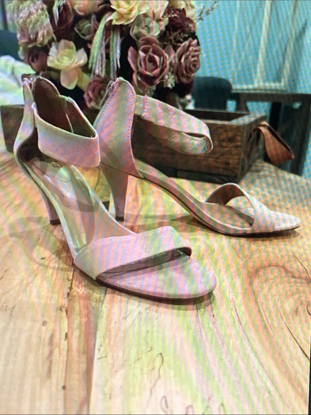 Elegant Women's Ankle-Strap Heels in Light Pink